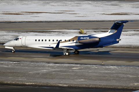 طائرة Embraer Legacy التي استقلها قائد فاغنر